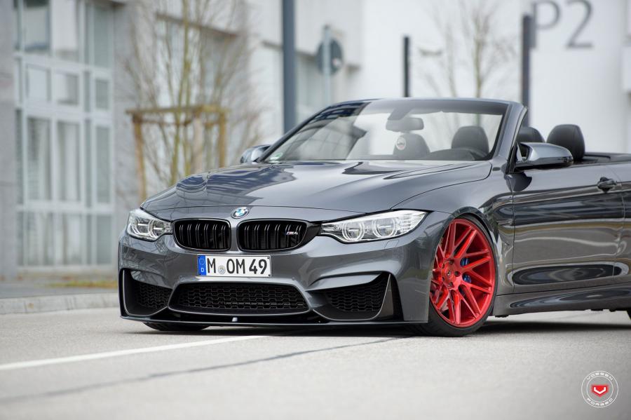  BMW M4 Convertible on Vossen Wheels (VPS-314T) 2017 года  (фото 2 из 32)